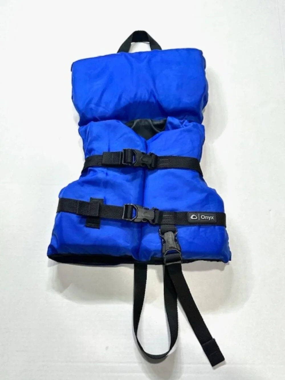 Onyx Kids Life Jacket US Coast Guard Approved Blue Infant/Child Under 50lbs